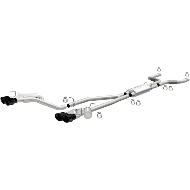 MagnaFlow Ford Explorer 2020-2021 3.0L V6 Dual Exit Quad Black Chrome Tip Street Series Cat-Back Exhaust