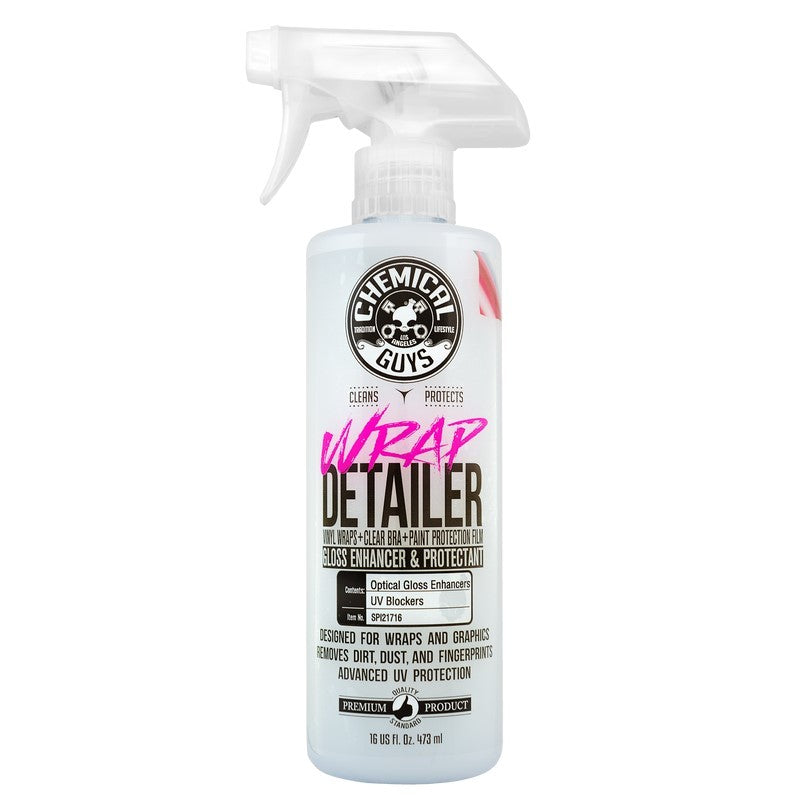 Chemical Guys Wrap Detailer Gloss Enhancer & Protectant for Vinyl Wraps - 16oz - 6 Pack