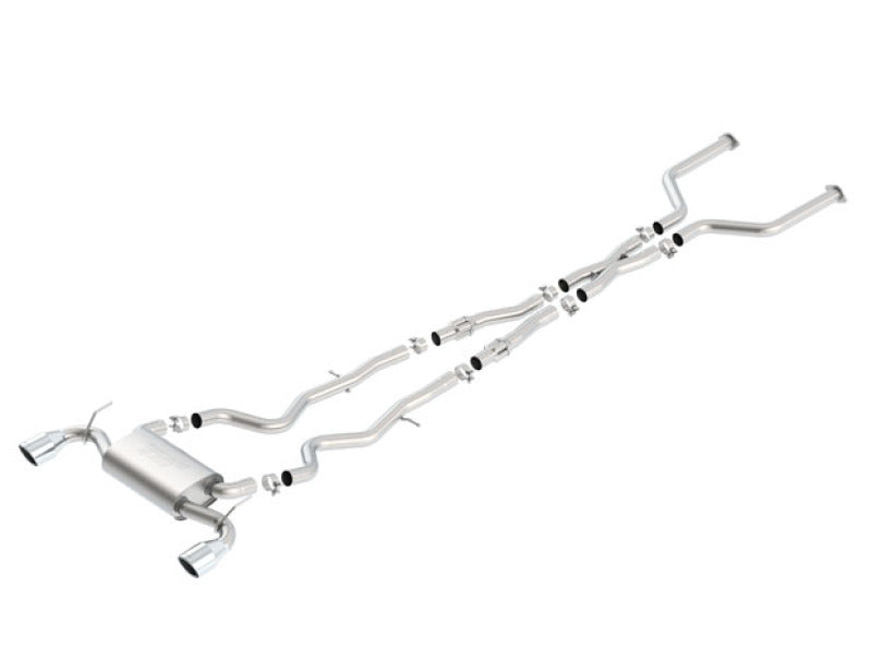 Borla Catback Exhaust System for 2017 Infiniti Q60S 3.0T V6 S Type - OneFastShop