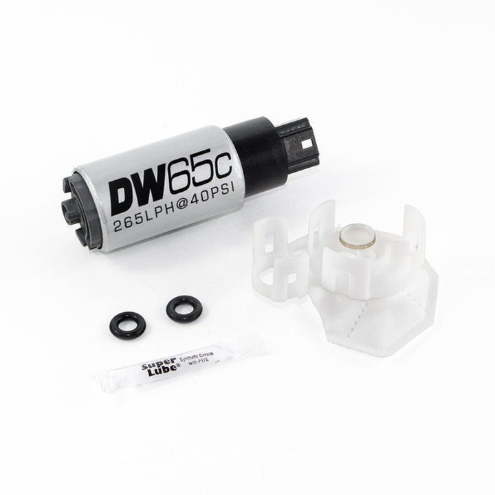 DeatschWerks 265 LPH Compact In-Tank Fuel Pump w/ Set Up Kit for 08-15 Mitsubishi EVO X and 06-13 MazdaSpeed 3/6 - OneFastShop