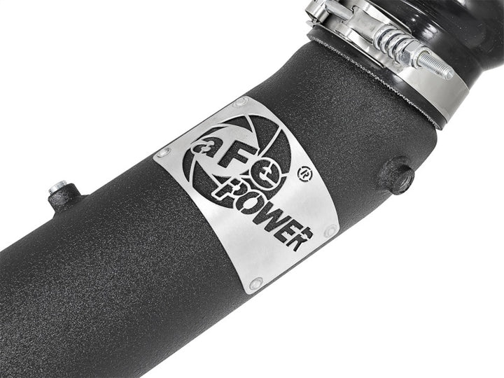 aFe BladeRunner Intercooler Tube Cold Side 3 Inch Black TIG Welded Aluminum 2017 18 GM Diesel Trucks V8 66L L5P - OneFastShop