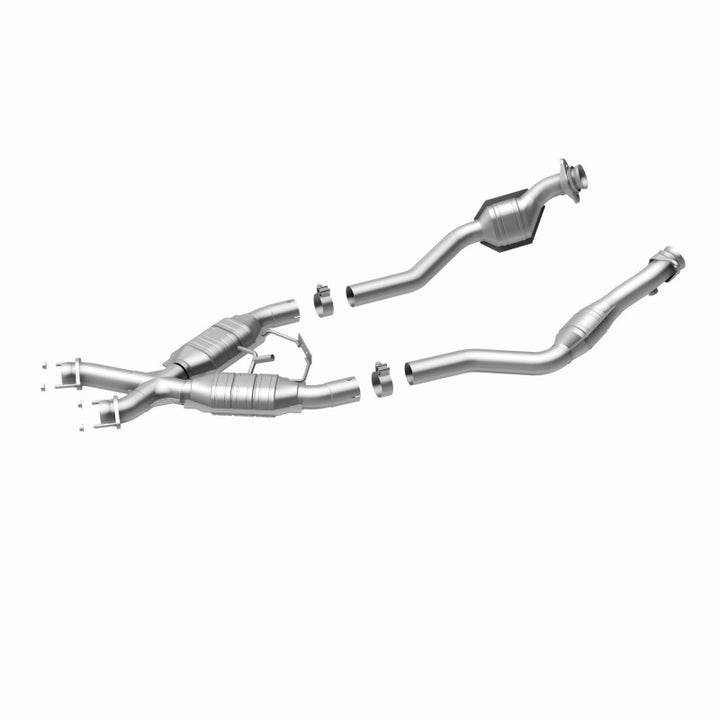Magnaflow Conv DF Mustang X-Pipe 94-95 Street Direct-Fit for 1994-1995 Ford Mustang GT GTS SVT Cobra