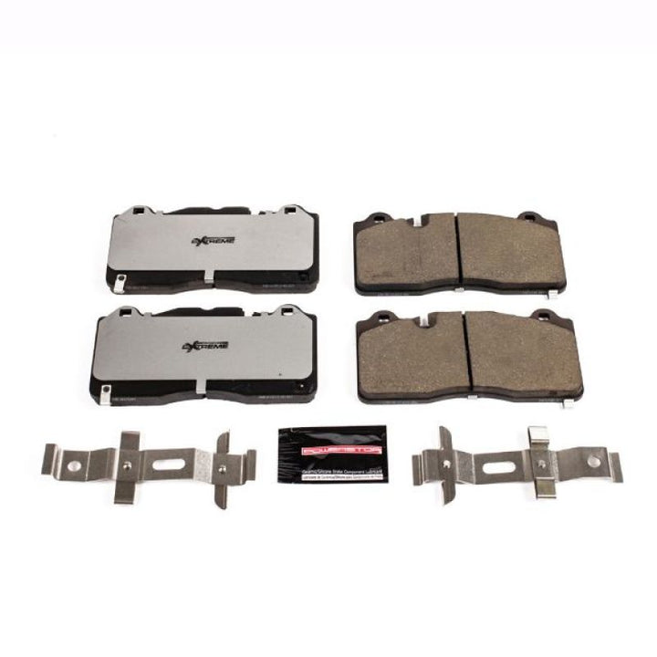 PowerStop Front Z26 Extreme Street Brake Pads with Hardware for 16-19 Cadillac CTS V - OneFastShop