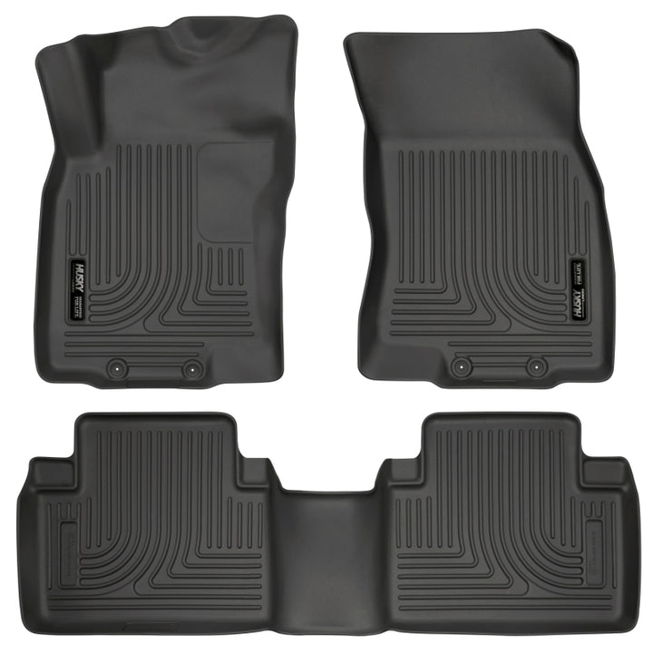 Husky Liners WeatherBeater Black Floor Liners for 14 Nissan Rogue Front & Second Row - OneFastShop