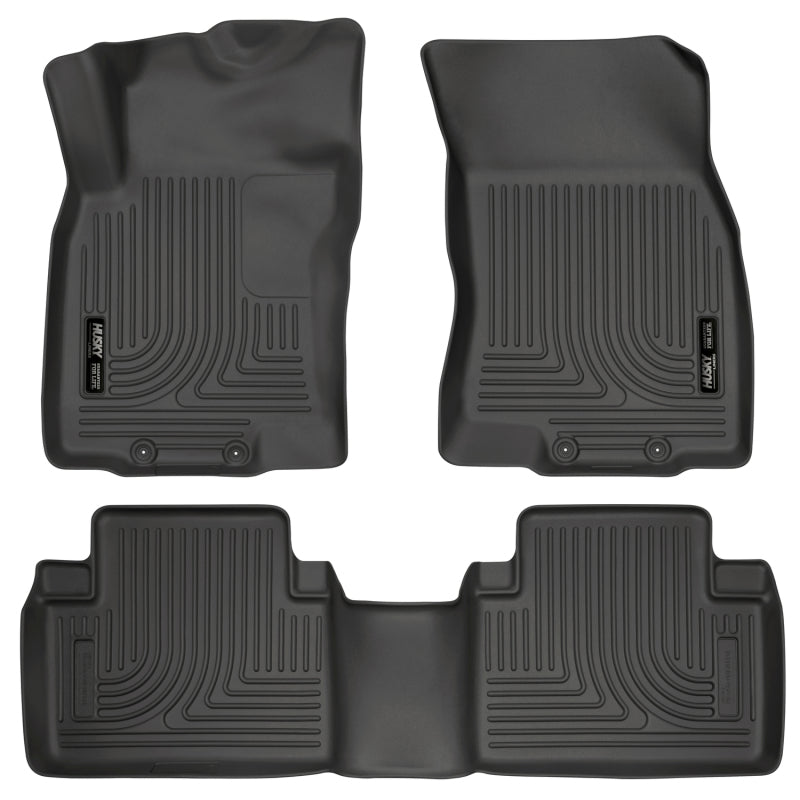 Husky Liners WeatherBeater Black Floor Liners for 14 Nissan Rogue Front & Second Row - OneFastShop