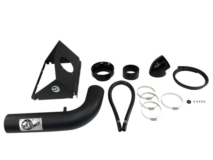 aFe MagnumFORCE Stage 2 P5R AIS Intake System Powder Coated Heat Shield Dodge Trucks 03-08 V8 57L - OneFastShop