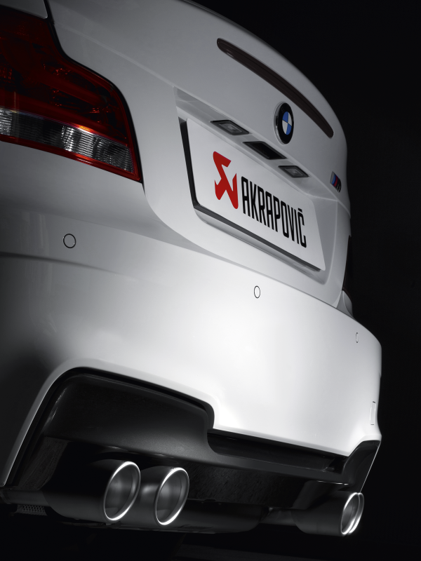 Akrapovic Slip-On Line Titanium Exhaust for 11-12 BMW 1 Series M Coupe E82