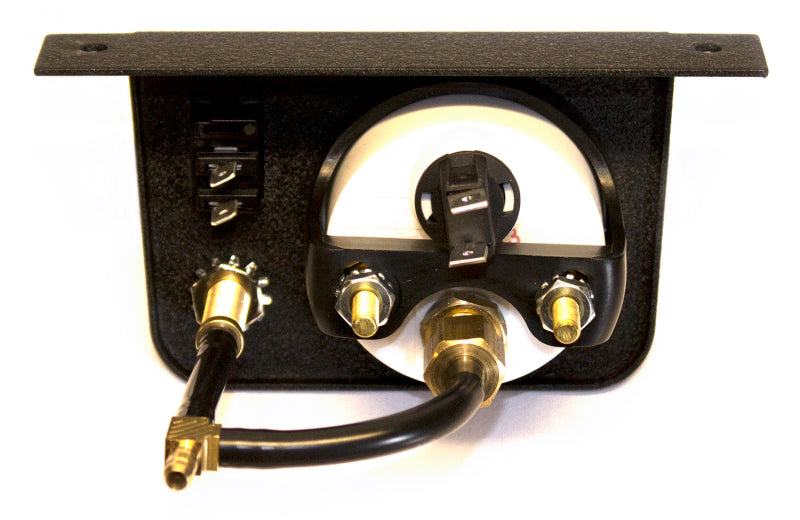 Air Lift Single Needle Gauge with 2" Lighted Panel - 100 PSI