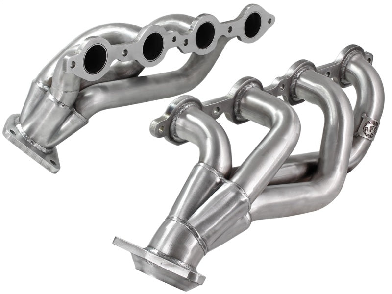 aFe Power Twisted Steel Headers 409 Stainless 2002–2013 for GM Silverado 1500 - OneFastShop
