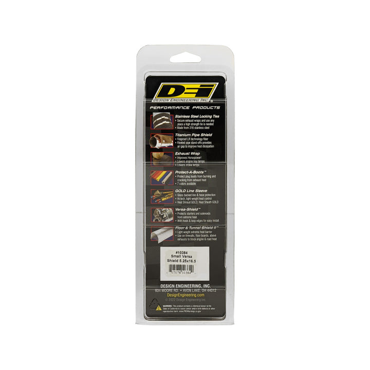 DEI Versa-Shield Starter Shield 5-1/4in x 16-1/2in Universal Mini Heat Shield