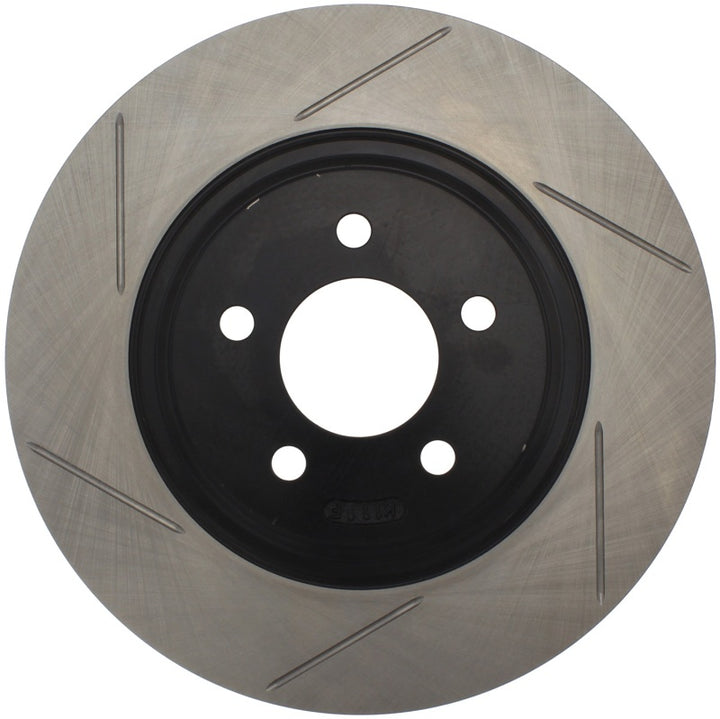 StopTech Power Slot Front Right Slotted Rotor for 94-04 Ford Mustang GT SVT Cobra Mach 1 - OneFastShop