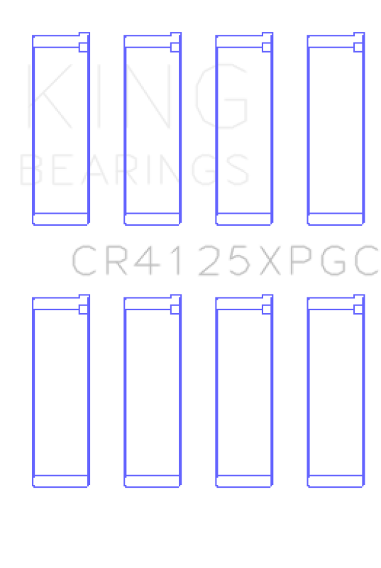 King Engine Bearings Performance Rod Bearing Set pMaxKote STDX - Subaru EJ20/EJ22/EJ25