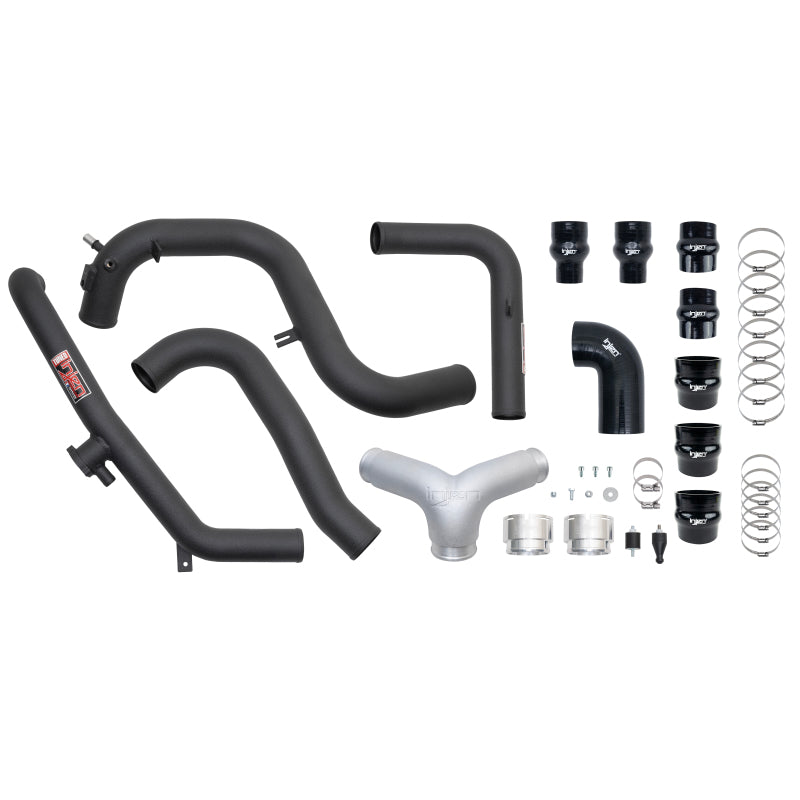 Injen SES Intercooler Pipes for 21-23 Ford Bronco 2.7L V6 EcoBoost - Wrinkle Black