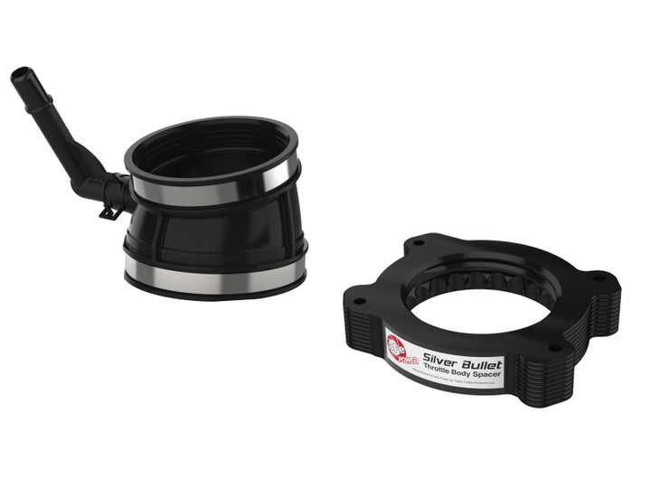aFe 2020 Vette C8 Silver Bullet Throttle Body Spacer with Factory Intake Blk - OneFastShop