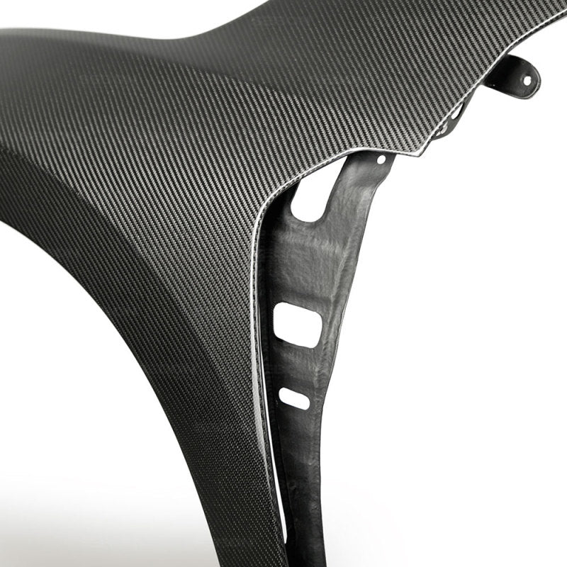 Seibon OE-Style Gloss Carbon Fiber Front Fenders for 2017 Honda Civic Type-R - OneFastShop