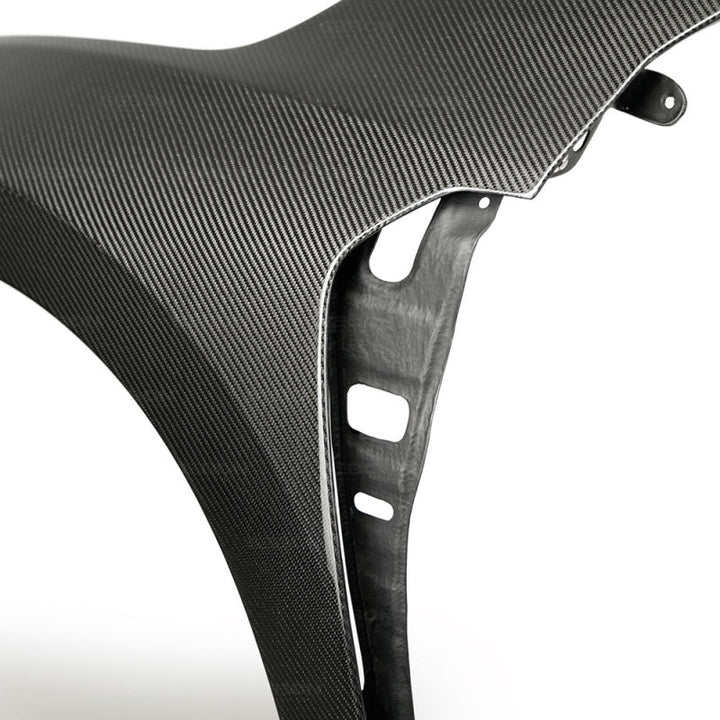 Seibon OE-Style Gloss Carbon Fiber Front Fenders for 2017 Honda Civic Type-R - OneFastShop