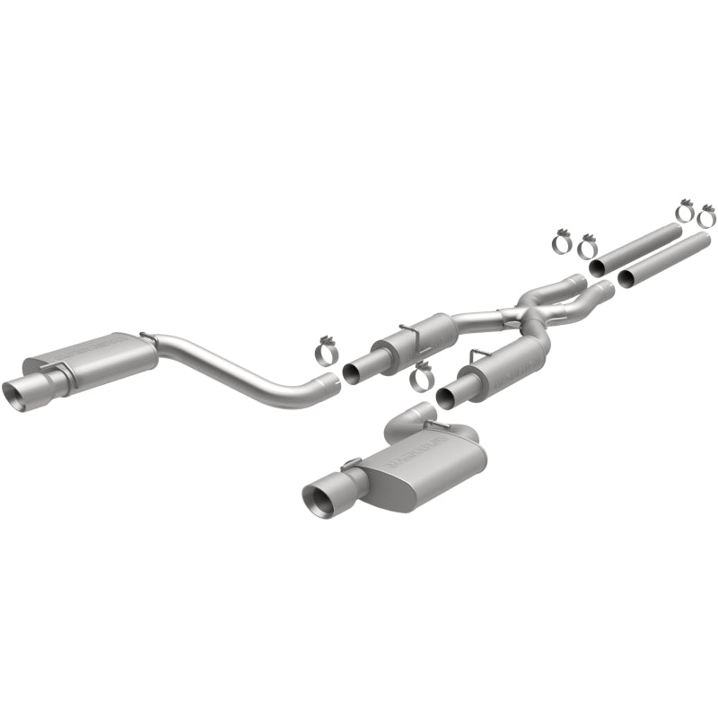 MagnaFlow Stainless Cat-Back Performance Exhaust for 11-12 Dodge Charger SRT-8 Hemi - OneFastShop