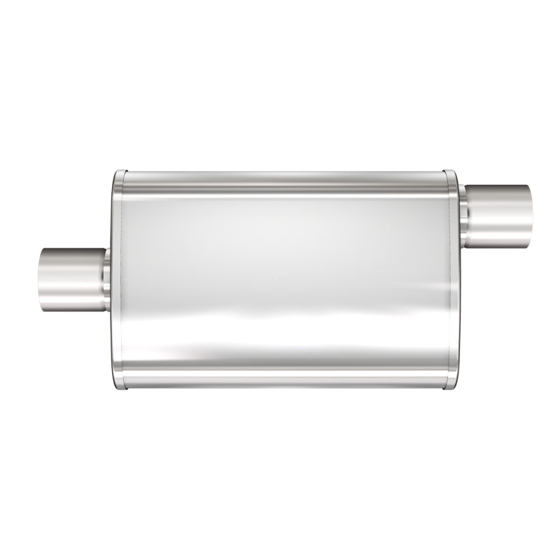 MagnaFlow Universal Muffler 13215 - 4x9x14in Oval Straight-Through - 2.25in/2.25in - Jeep Wrangler 1987-2000