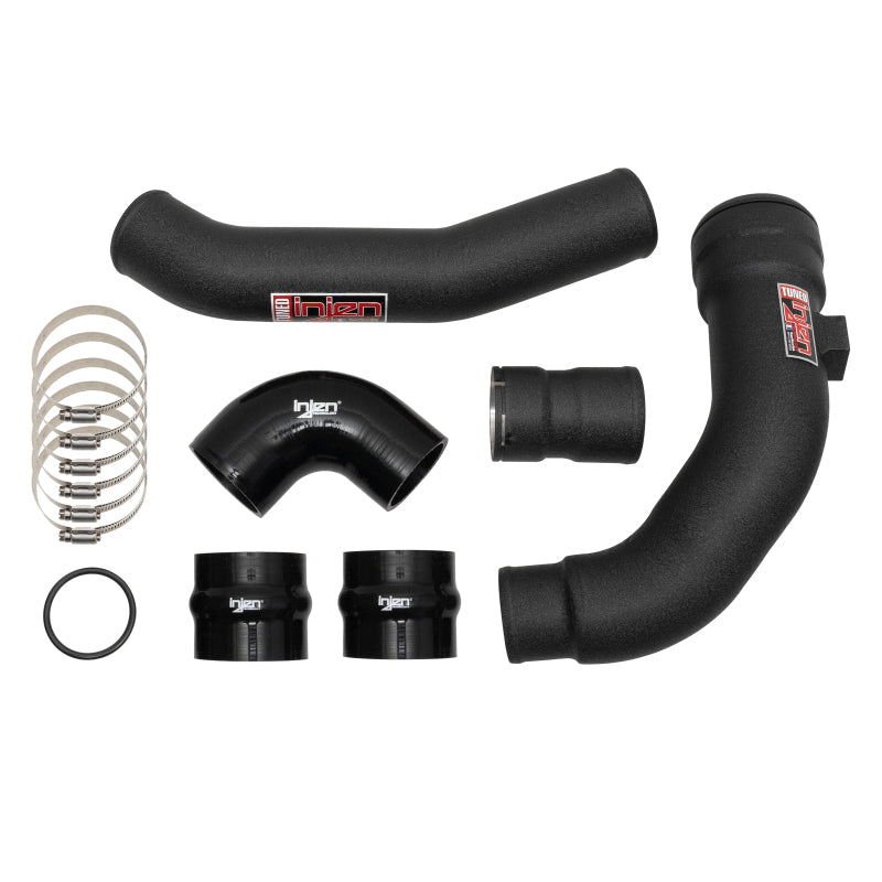 Injen Intercooler Piping Kit for 17-22 Ford F250/F350 V8 6.7L Turbo Diesel Wrinkle Black - OneFastShop