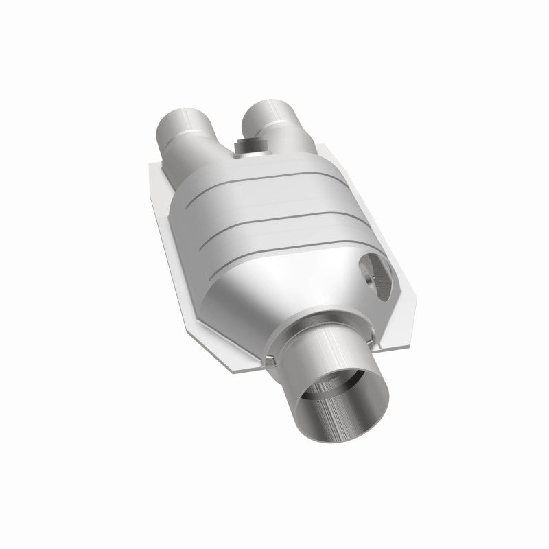 Magnaflow Universal Catalytic Converter 2.5 Inch Single Dual O2 Sensor Port Stainless Steel EPA Compliant - OneFastShop