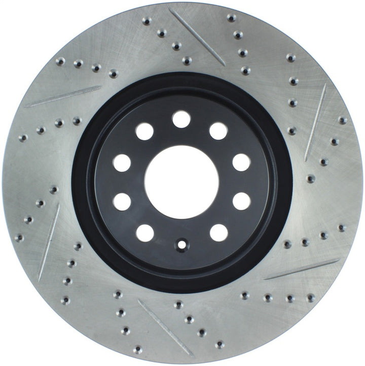 Stoptech Slotted & Drilled Sport Brake Rotor for Audi A3 Q3 S3 Volkswagen Arteon GTI Jetta Tiguan 2014-2023 - OneFastShop