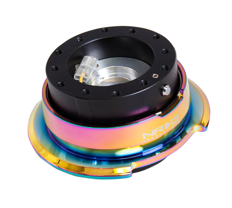 NRG Gen 2.8 Quick Release - Black Body, Neochrome Ring