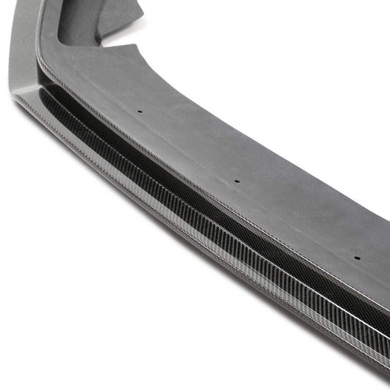 Seibon MB-Style Carbon Fiber Front Lip for 18-19 Volkswagen GTI - OneFastShop