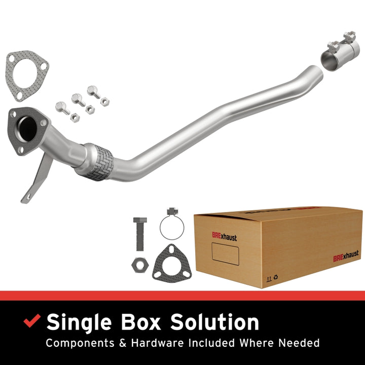 BRE Exhaust 2005–2008 Front Pipe Kit – for Audi A4 Quattro 2.0L - OneFastShop
