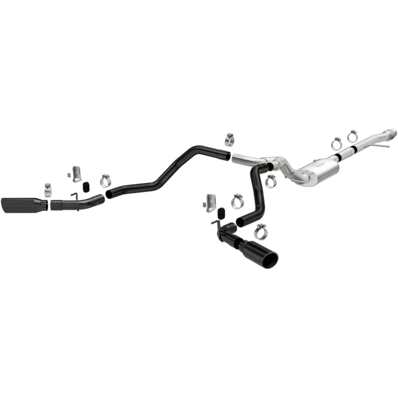 Magnaflow Street Series Dual Split Exit Exhaust with Black Tips for 2019-2024 Chevy Silverado 1500 V8 5.3L - OneFastShop