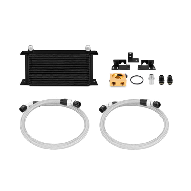 Mishimoto Thermostatic Oil Cooler Kit Black - Jeep Wrangler JK 2007-2011