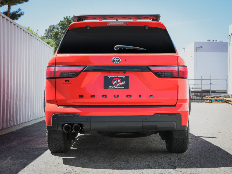 aFe Vulcan Series 304 SS Cat-Back Exhaust, Black Tip - Toyota Sequoia 3.4L V6 (2023-2026), image 3