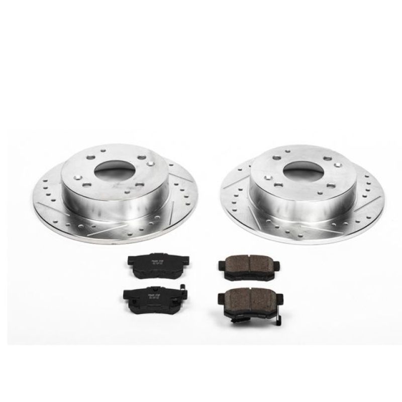 PowerStop Z23 Evolution Sport Rear Brake Kit - Acura CL / Honda Accord 1998-2002