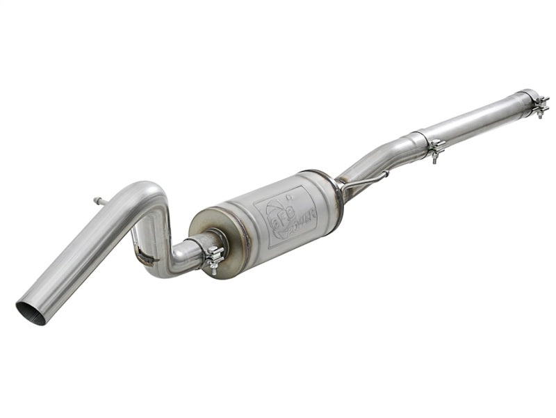 aFe MACH Force-Xp 2.5in 409 SS Mid-Pipe with Muffler for 2007+ Jeep Wrangler (JK) V6 3.6L/3.8L