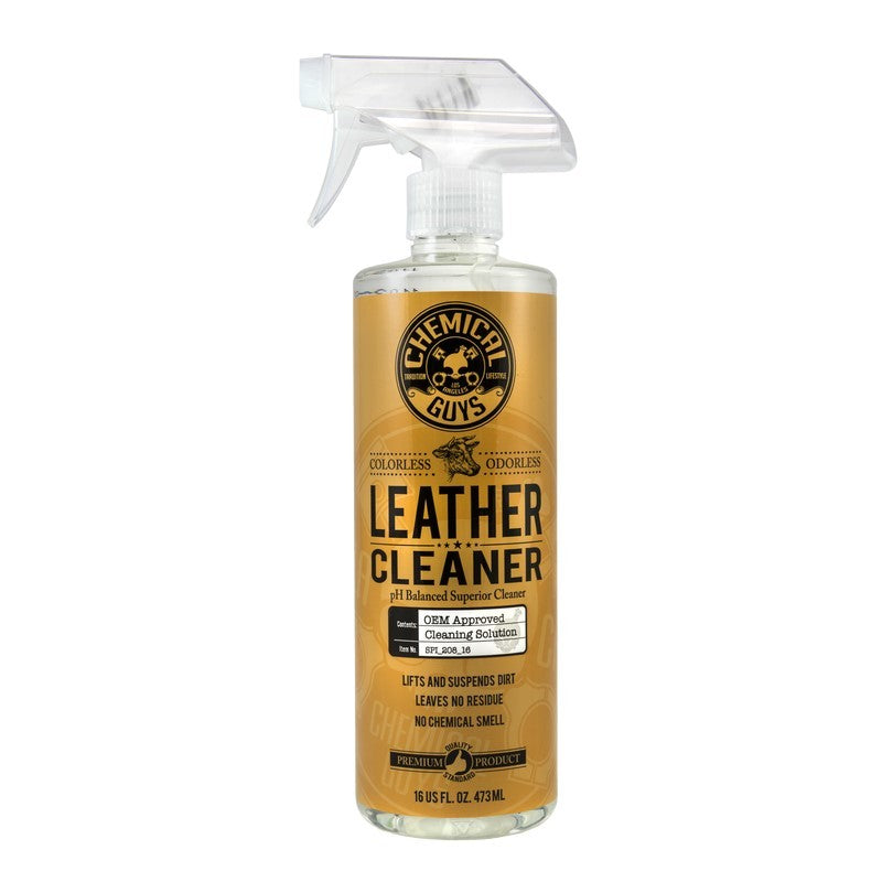 Chemical Guys Leather Cleaner Super Cleaner 16oz - Colorless & Odorless - OneFastShop