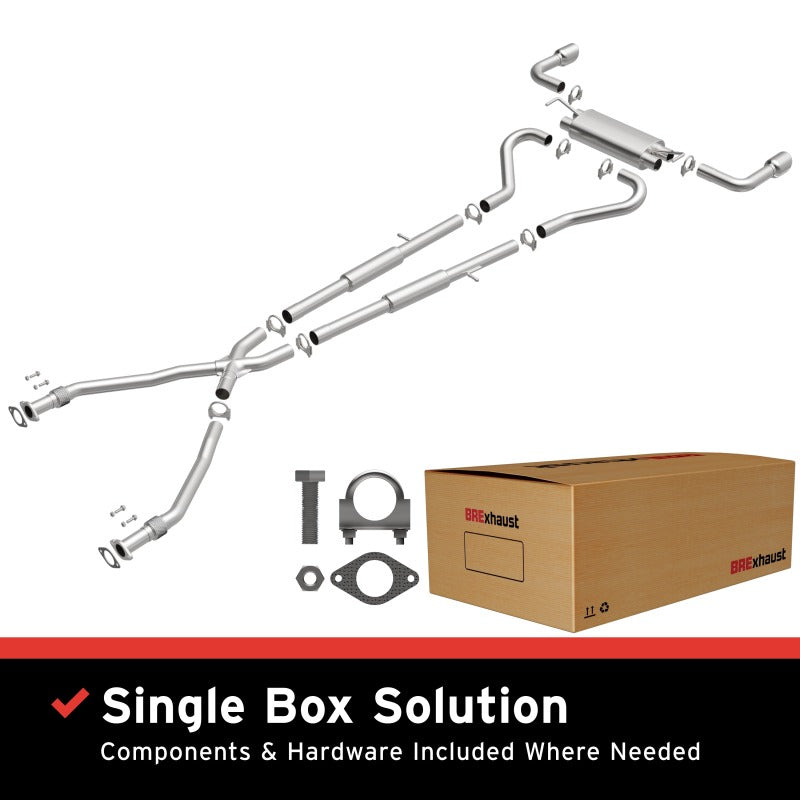 BRExhaust Direct-Fit Replacement Exhaust Kit - Infiniti Q50 2014-2023