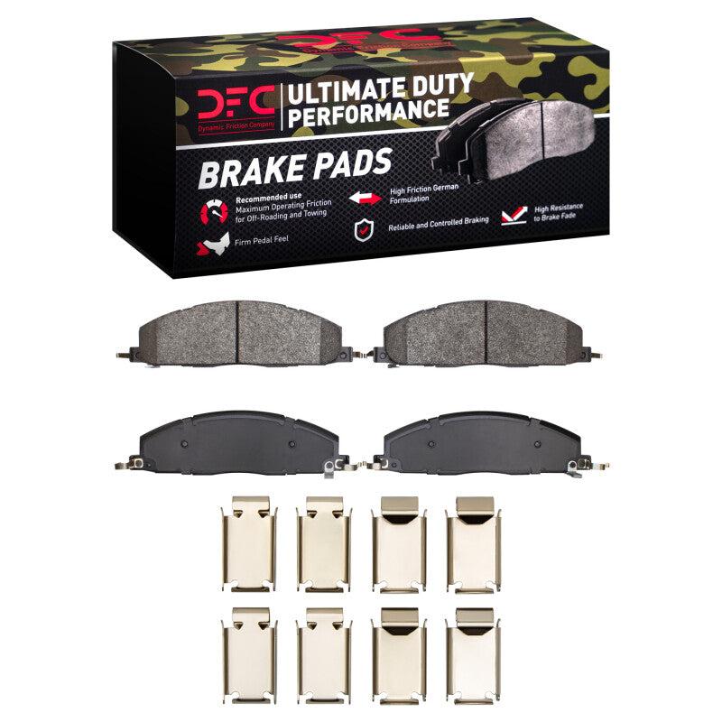 DFC 09-18 Dodge Ram 3500 Rear Duty Performance Brake Pads Hardware Kit