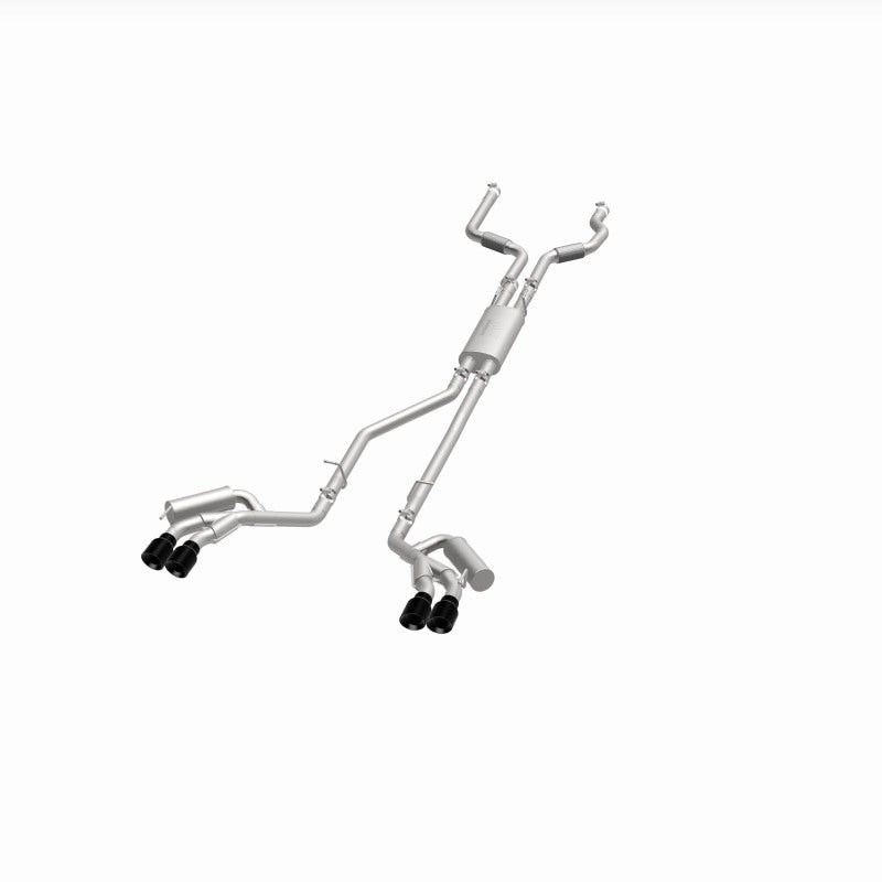 MagnaFlow 20-21 Ford Explorer 3.0L V6 Cat-Back Exhaust - Black Chrome Tips