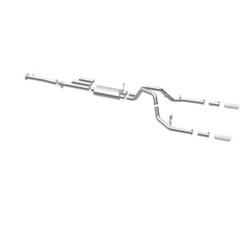 Magnaflow Stainless Cat-Back Exhaust Dual Split Rear Exit 4in 2015 Chevy Silverado 2500HD 6.0L - OneFastShop