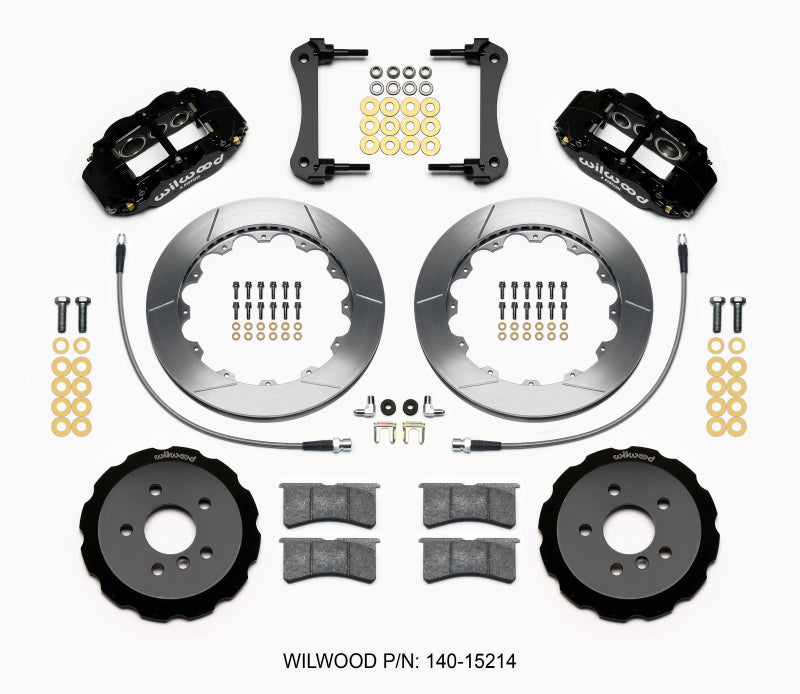 Wilwood Narrow Superlite 6R Front Hat Kit 12.88in for 2014-2015 Mini Cooper w/Lines - OneFastShop