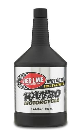 Red Line 10W30 Motorcycle Oil - 1 Quart - 12 Pack