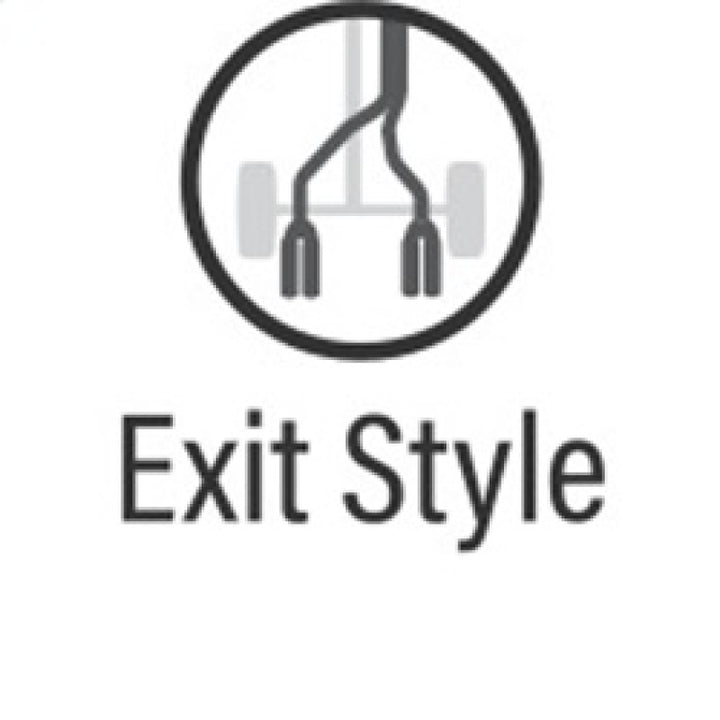 MagnaFlow Axle-Back – SS 2.5 in. Quad Split Rear 3.5 in. Tip for 2015 Dodge Challenger R/T 5.7L