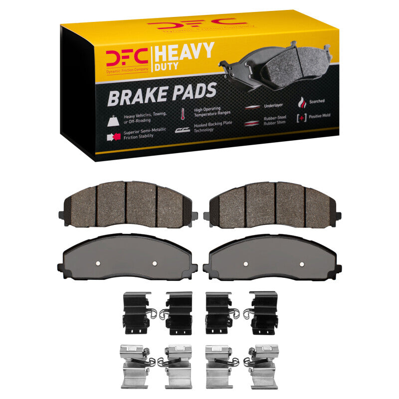 DFC 23-25 Ford F-350 Super Duty 2WD Front Heavy Duty Pads And Hardware Kit