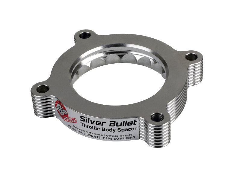aFe Silver Bullet Throttle Body Spacer for 2011–2014 Ford Mustang, F-150 V6 3.7L - OneFastShop