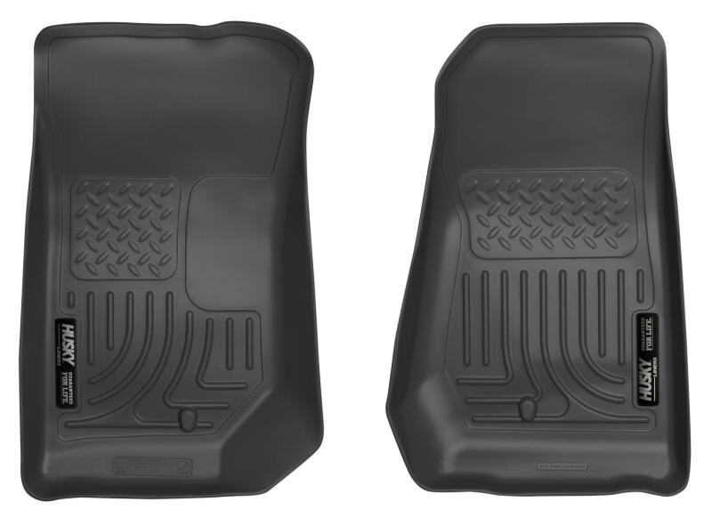 Husky Liners WeatherBeater Black Floor Liners for 07-12 Jeep Wrangler - OneFastShop