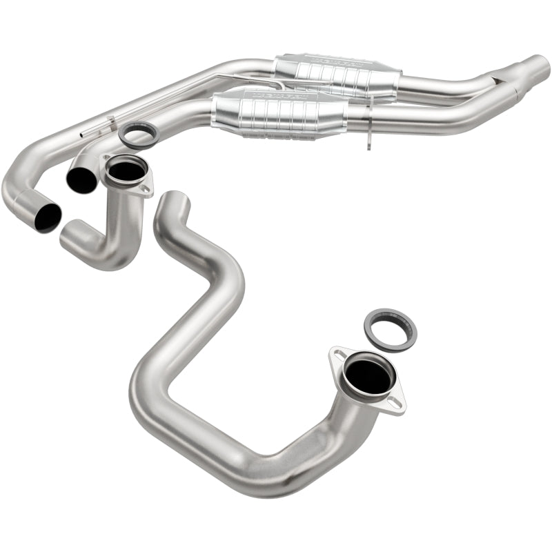 Magnaflow Conv DF GM 89 92 2.5in Tubing Compatible with 88-92 Chevrolet Camaro Pontiac Firebird - OneFastShop