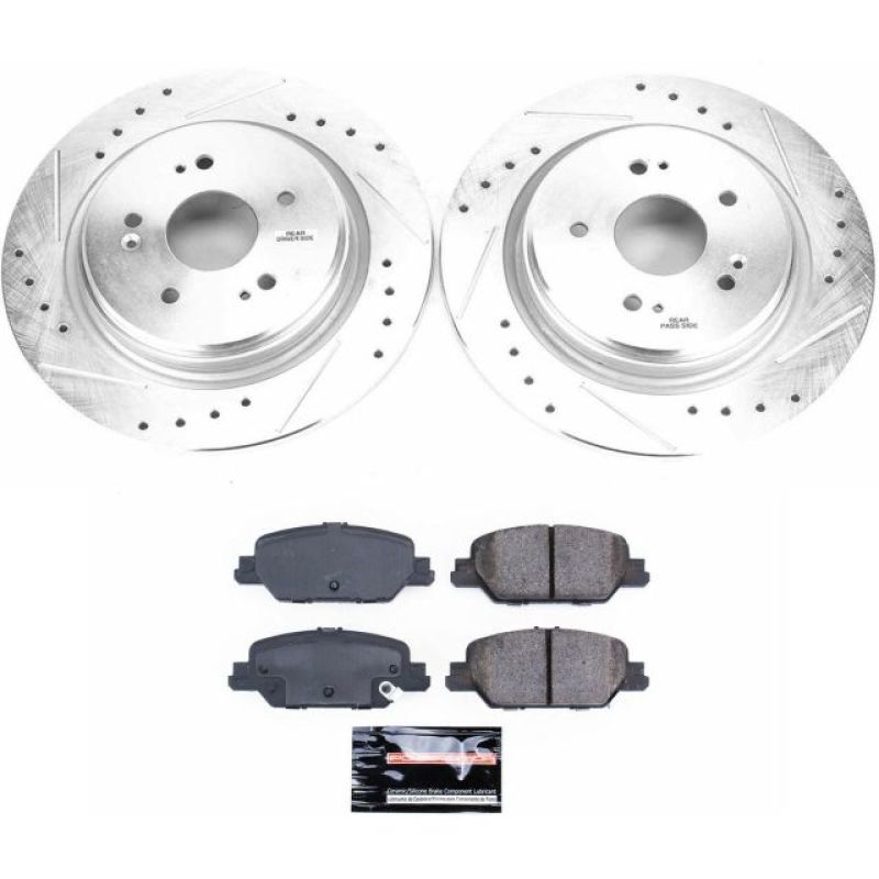 PowerStop Z23 Evolution Sport Rear Brake Kit - Honda CR-V 2017-2025