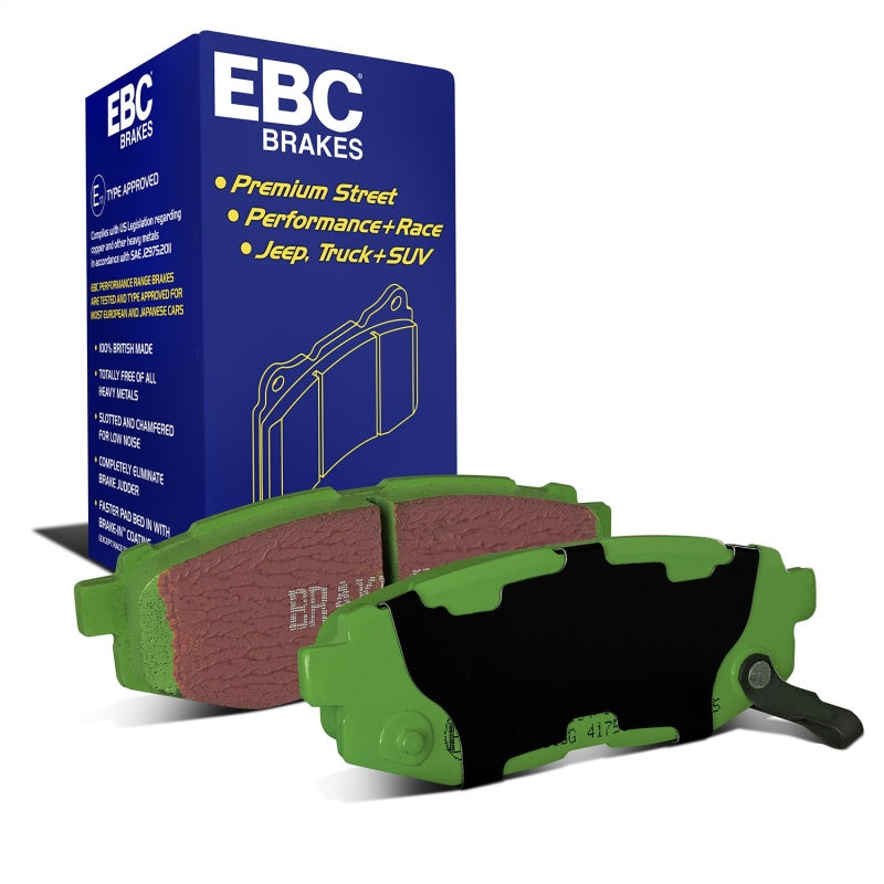 EBC Greenstuff Rear Brake Pads - Scion FR-S / Subaru B9 Tribeca / Subaru WRX 2006-2026
