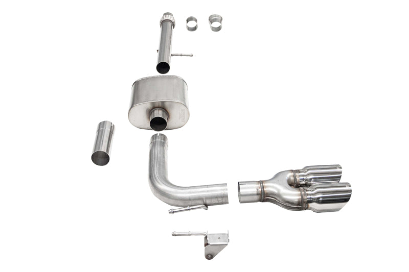 CORSA Front Axle Exit Cat-Back Exhaust - Chevrolet Silverado / GMC Sierra 1500 2014-2019 - Polished Tips