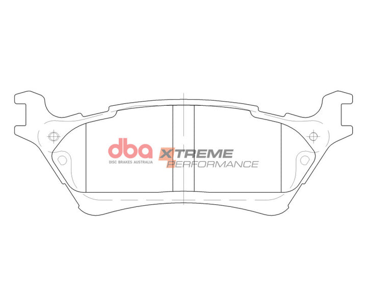 DBA 12-17 Ford F-150 (With Manual Parking Brake Rear XP Performance Brake Pads