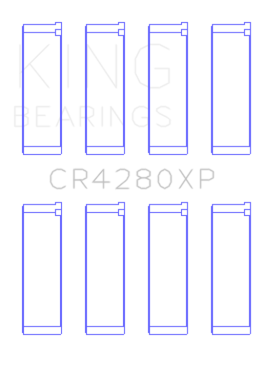 King Engine Bearings Performance Rod Bearing Set 48mm for Subaru WRX/STi EJ20/EJ22/EJ25 - Size STD
